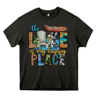 Asphalt the lakes my happy place Heavy Core Tee - CowhideDigitalArt