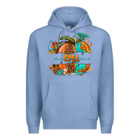Colony Blue cma pumpkin nurse Premium Hoodie - NancyCooperArtShop