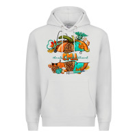 Dove Grey cma pumpkin nurse Premium Hoodie - NancyCooperArtShop