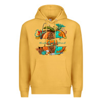 Mustard cma pumpkin nurse Premium Hoodie - NancyCooperArtShop