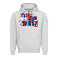Red White Boozy Billie Wilder Zipper Hoodie | Teevron