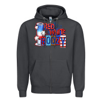 Smoke red white boozy billie wilder Zipper Hoodie - texasbilliewilder