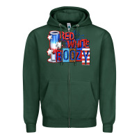 Sports Green red white boozy billie wilder Zipper Hoodie - texasbilliewilder