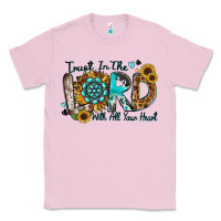 Bubblegum Pink trust in the lord with all your heart Classic Tee - Zillion Design Studio
