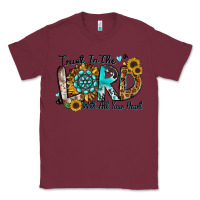 Burgundy trust in the lord with all your heart Classic Tee - Zillion Design Studio