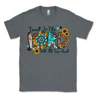 Charcoal Heather trust in the lord with all your heart Classic Tee - Zillion Design Studio