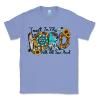 Colony Blue trust in the lord with all your heart Classic Tee - Zillion Design Studio