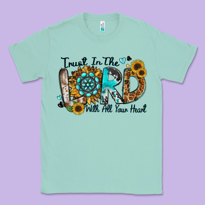 Trust In The Lord With All Your Heart Classic Tee Designed By Zillion Design Studio