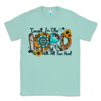 Seafoam trust in the lord with all your heart Classic Tee - Zillion Design Studio