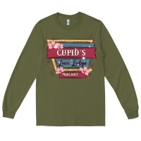 Army Green cupid's love lodge Long Sleeve Tee - MaliasSmallBusiness
