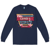 Navy cupid's love lodge Long Sleeve Tee - MaliasSmallBusiness