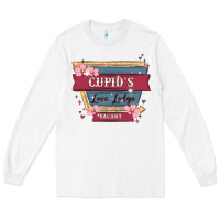 White cupid's love lodge Long Sleeve Tee - MaliasSmallBusiness