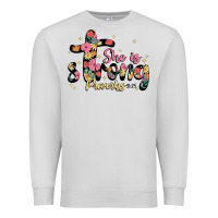 Dove Grey she is strong proverbs 31 25 Premium Sweatshirt - JahusDesignShop