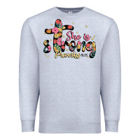 Heather Grey she is strong proverbs 31 25 Premium Sweatshirt - JahusDesignShop