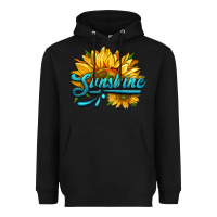Black sunshine Heavyweight Hoodie - HRA Design Shop