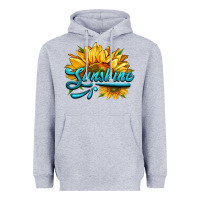 Heather Grey sunshine Heavyweight Hoodie - HRA Design Shop