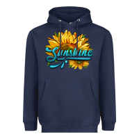 Navy sunshine Heavyweight Hoodie - HRA Design Shop