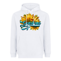 White sunshine Heavyweight Hoodie - HRA Design Shop