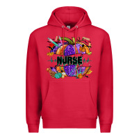 Cardinal halloween nurse pumpkin Premium Hoodie - NancyCooperArtShop