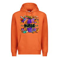 Carrot halloween nurse pumpkin Premium Hoodie - NancyCooperArtShop