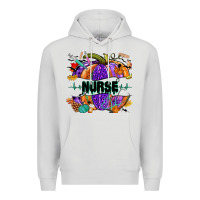 Dove Grey halloween nurse pumpkin Premium Hoodie - NancyCooperArtShop