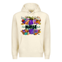 Sandshell halloween nurse pumpkin Premium Hoodie - NancyCooperArtShop