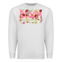 Oatmeal Heather bloom where you are planted Premium Sweatshirt - JahusDesignShop
