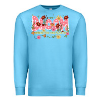 Ocean Blue bloom where you are planted Premium Sweatshirt - JahusDesignShop