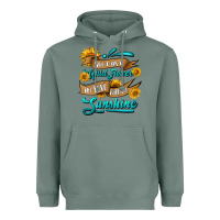 Sage she was a wild flower in love with the sunshine Heavyweight Hoodie - HRA Design Shop