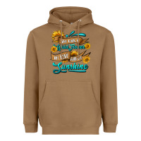 Toasted Coconut she was a wild flower in love with the sunshine Heavyweight Hoodie - HRA Design Shop