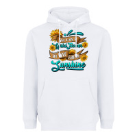 White she was a wild flower in love with the sunshine Heavyweight Hoodie - HRA Design Shop