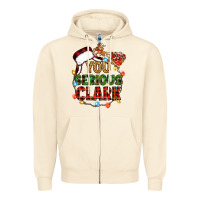Sandshell you serious clark Zipper Hoodie - Zillion Design Studio