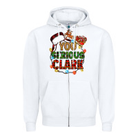 White you serious clark Zipper Hoodie - Zillion Design Studio