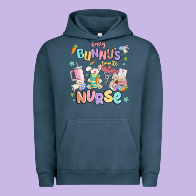 Every Favorite Bunnys Nurse Urban Hoodie Designed By Maliassmallbusiness