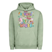 Pigment Oil Green every favorite bunnys nurse Urban Hoodie - MaliasSmallBusiness