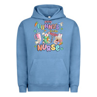 Pigment Pebble Blue every favorite bunnys nurse Urban Hoodie - MaliasSmallBusiness