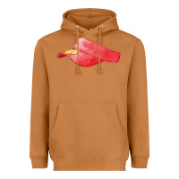 Meerkat red softball visor fa element Heavyweight Hoodie - FaDigitalArtStudio