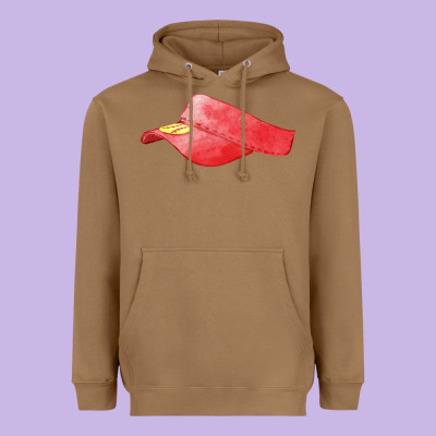 Red Softball Visor Fa Element Heavyweight Hoodie Designed By Fadigitalartstudio