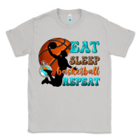 Moon Dust eat sleep basketball repeat Classic Tee - texasbilliewilder