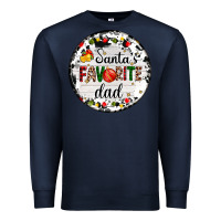 Navy christmas  santas favourite Premium Sweatshirt - AdoDesignShop