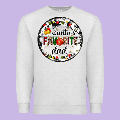 Christmas  Santas Favourite Premium Sweatshirt Designed By Adodesignshop