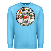 Ocean Blue christmas  santas favourite Premium Sweatshirt - AdoDesignShop