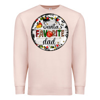 Pale Pink christmas  santas favourite Premium Sweatshirt - AdoDesignShop