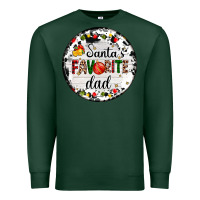 Sports Green christmas  santas favourite Premium Sweatshirt - AdoDesignShop