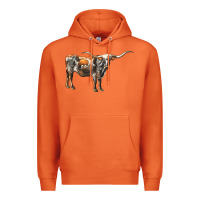 Carrot Texas Longhorn Cow Premium Hoodie - LillyAllenDesigns