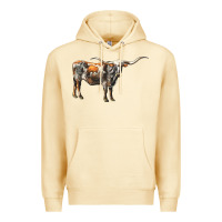 Pina Colada Texas Longhorn Cow Premium Hoodie - LillyAllenDesigns