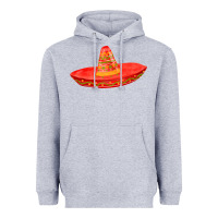 Heather Grey red sombrero fa element Heavyweight Hoodie - FaDigitalArtStudio