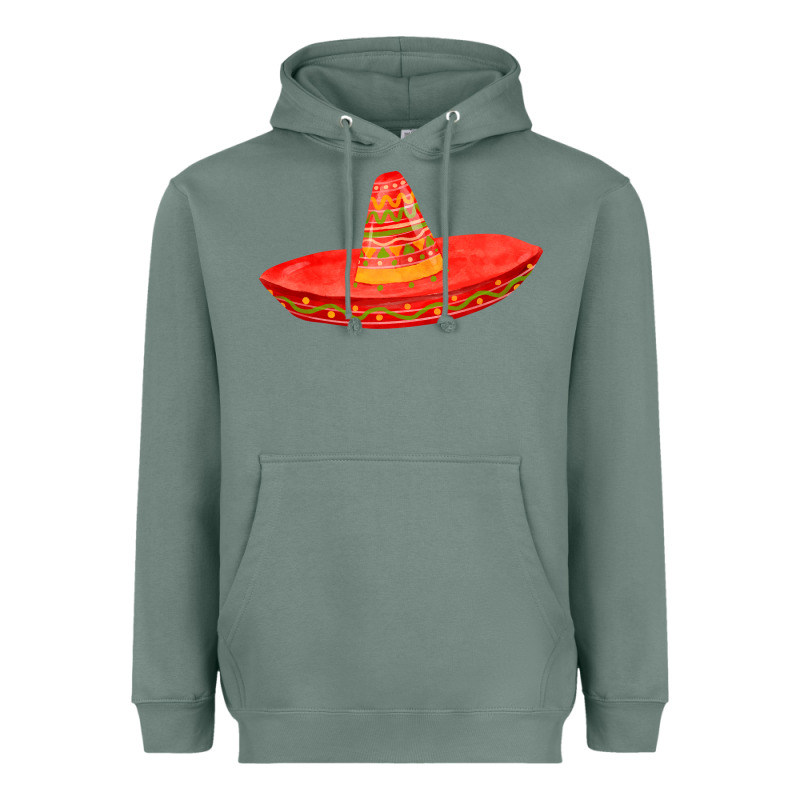 Red Sombrero Fa Element Heavyweight Hoodie by FaDigitalArtStudio | Teevron