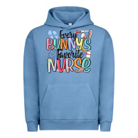 Pigment Pebble Blue every bunny's favorite nurse Urban Hoodie - MaliasSmallBusiness