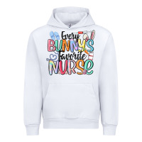White every bunny's favorite nurse Urban Hoodie - MaliasSmallBusiness